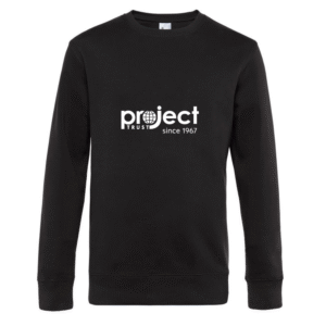 Project Trust Round Neck Crew Sweatshirt - Black